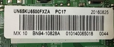 KIT DE TARJETAS PARA TV SAMSUNG MAIN BN94-10828A / BN41-02528A / BN97-10983B / FUENTE BN44-00808D / L65D6N_FSM / PSLF261S07A / PANEL CY-WK065HGLV1H / MODELO UN65KU6500FXZA FA01 / UN65KU6500FXZA / UN65KU6500F - Imagen 2